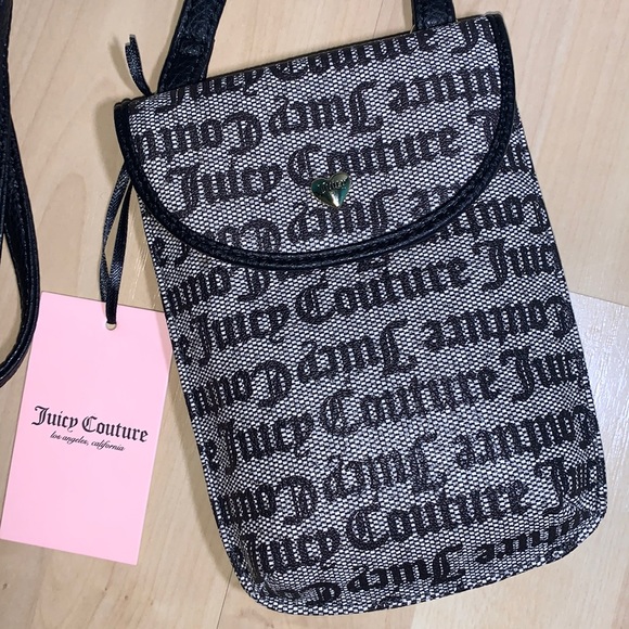 JUICY COUTURE Gothic Status Black Love Club Cellie Purse - Picture 2 of 6